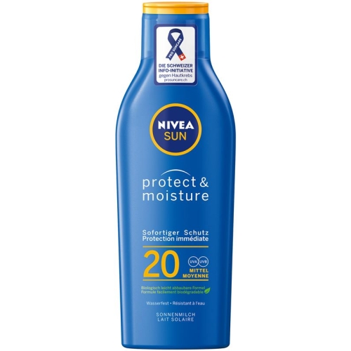 Nivea Sun Protect & Moisture Care Milk SPF 20 250 ml buy online