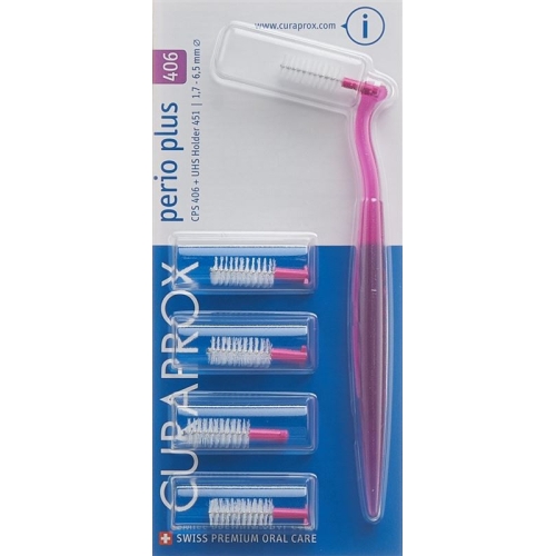 Curaprox CPS 406 perio plus 5 interdental brush + holder buy online