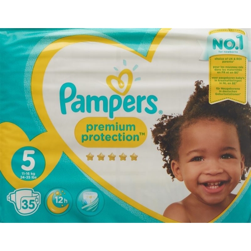 Pampers Premium Protection Gr5 11-16kg Junior Sparpackung 35 pcs buy online