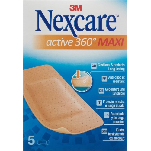 3M Nexcare Active 360 Maxi 50 x 101 mm 5 plasters buy online