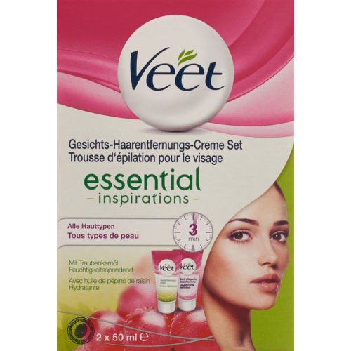 Veet Hair Removal Set Face 2 x 50 ml buy online