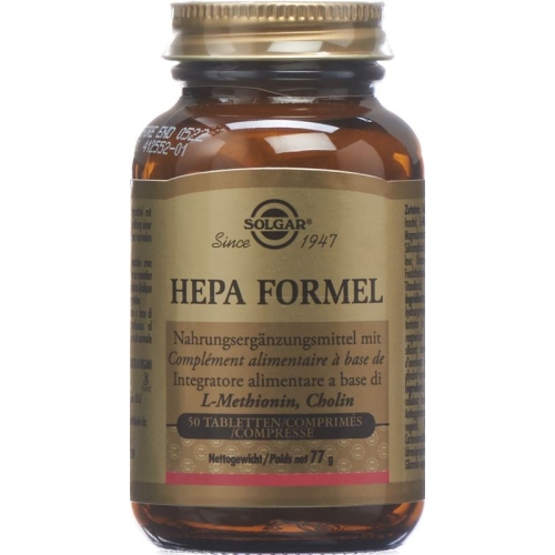 Solgar Hepa Formel Tabletten Flasche 50 Stück buy online