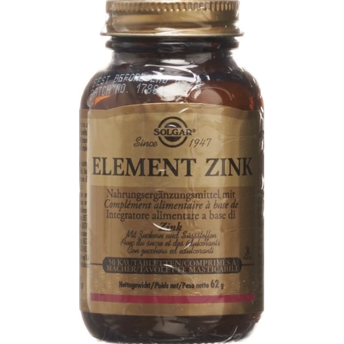 Solgar Element Zink Kautabletten Flasche 50 Stück buy online