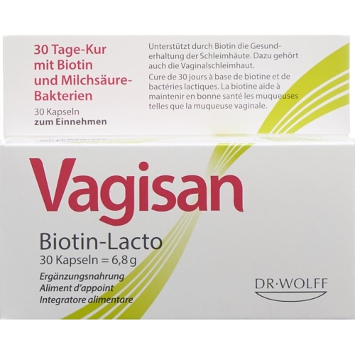 Vagisan biotin-lacto Cape 30 pcs buy online