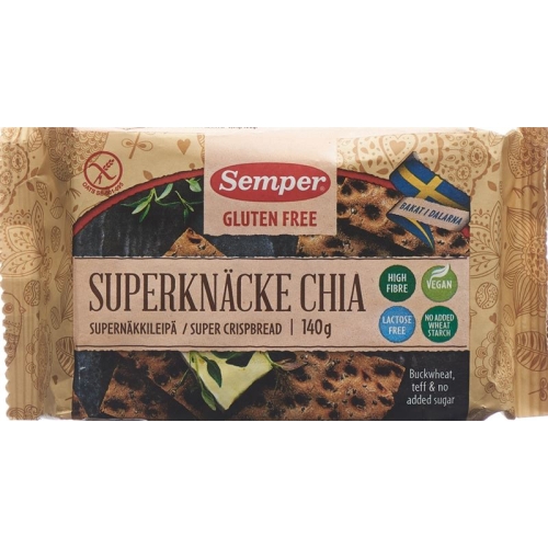 Semper Superknäcke Chia gluten free 140 g buy online