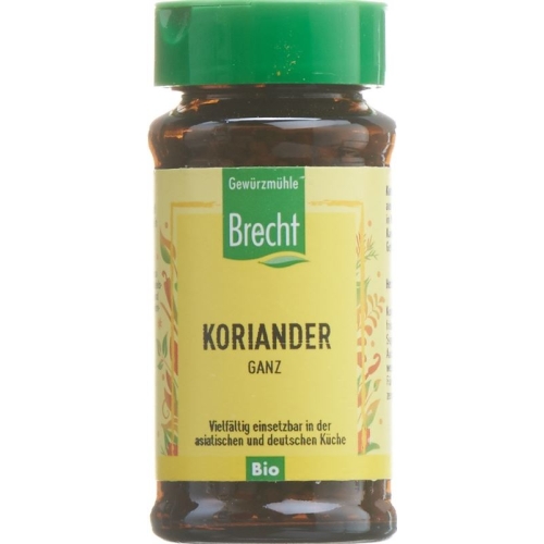 Brecht Koriander Ganz Bio Glas 25g buy online