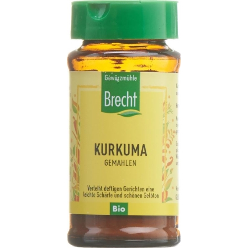 Brecht Kurkuma Gemahlen Bio Glas 35g buy online