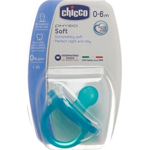 Chicco Physiological Soother GOMMOTTO BLUE silicone mini 0-6m DE / FR buy online