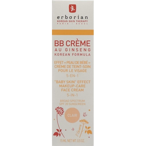 Erborian Korean Ther BB Creme Clair 15ml buy online