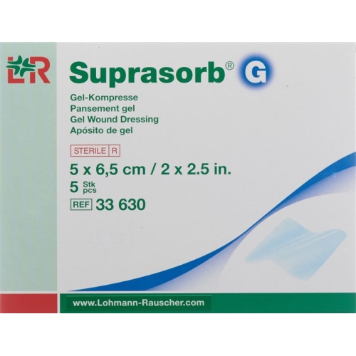 Suprasorb G gel compress 5x6.5cm 5 pcs buy online