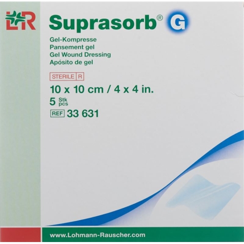 Suprasorb G gel compress 10x10cm 5 pcs buy online