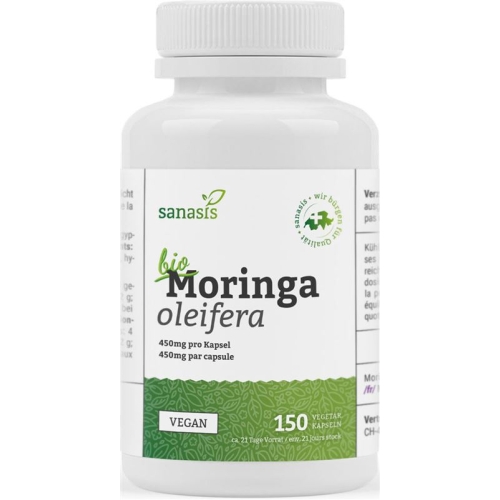 Sanasis Moringa Kaps Bio Ds 150 pcs buy online