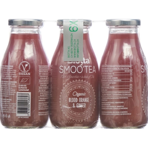 Biotta SmooTea blood orange ginger lt 6 x 00:25 buy online