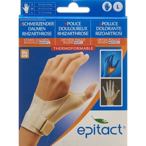 Epitact rigid thumb bandage NIGHT L 17-19cm left buy online