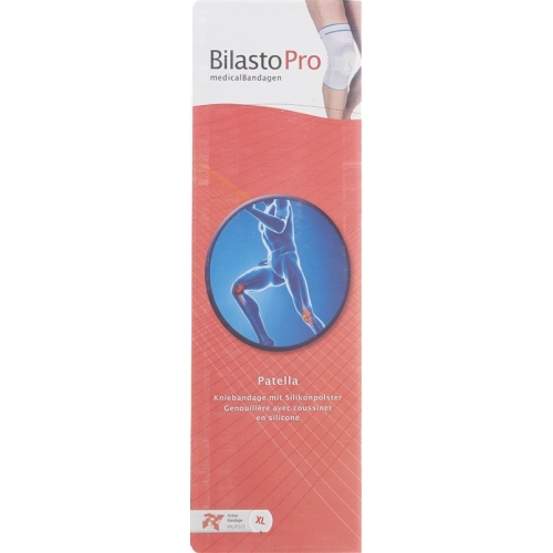 Bilasto Pro patella knee support XS gray with silicon pads one coil spring side buy online