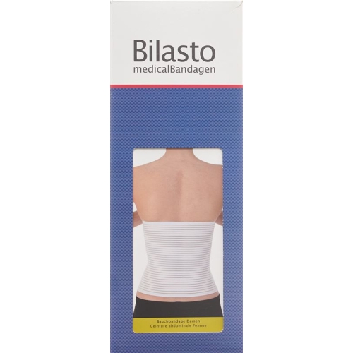 Bilasto abdominal bandage Women S White with Micro-Velcro buy online