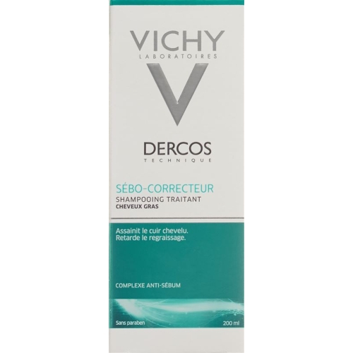 Vichy Dercos Shampooing Sebo-Correcteur grass cheveux FR 200 ml buy online