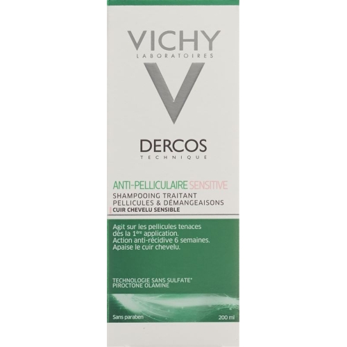 Vichy Dercos Shampooing Anti-pelliculaire cheveux sensitive FR 200 ml buy online