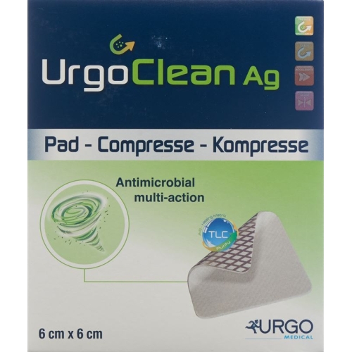 Urgoclean Ag Hydro Polyacryl 6x6cm Haft 10 Stück buy online