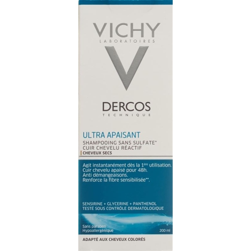 Vichy Dercos Shampooing Ultra-Sensitive dry scalp french 200 ml buy online