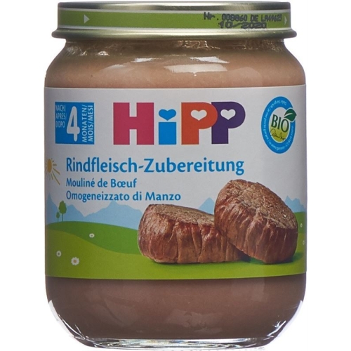 Hipp beef Preparation 4 months (new) 125 g buy online