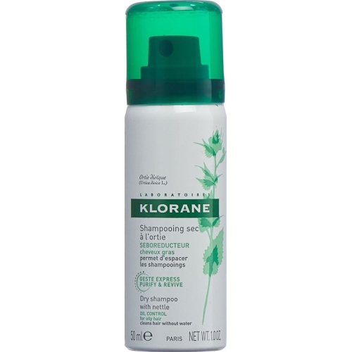 Klorane stinging nettle mini dry shampoo 50ml buy online