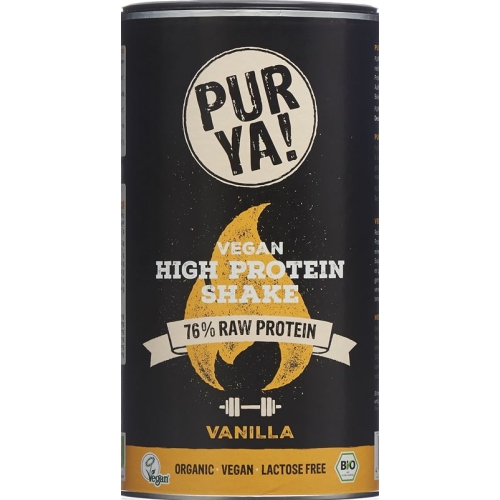 Purya! Vegan High-Protein Shake Vanilla Bio 550g buy online