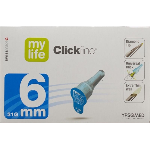 Mylife Clickfine Pen Nadeln 6mm 31g (pi) 100 Stück buy online