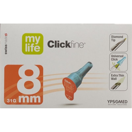 Mylife Clickfine Pen Nadeln 8mm 31g (pi) 100 Stück buy online