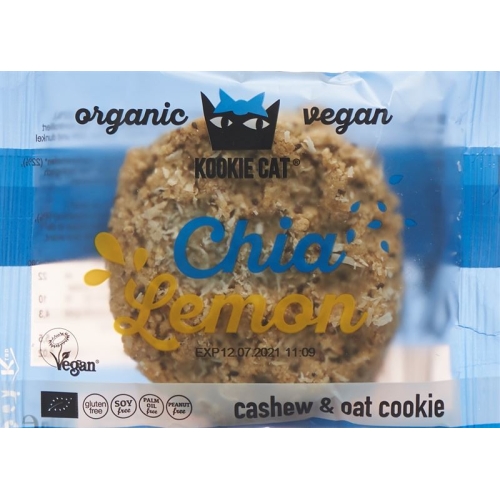 Kookie Cat Chia Lemon Cookie 50g buy online