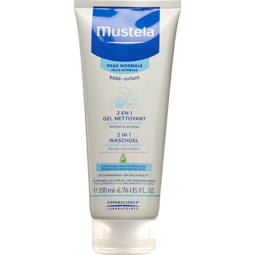 Mustela 2in1 Waschgel Normale Haut Tube 200ml buy online