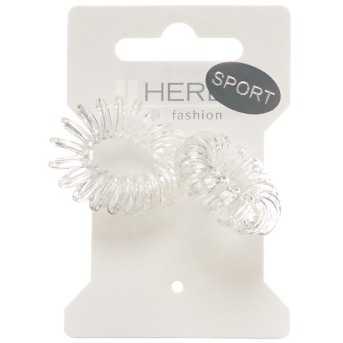 Herba Sport Haarbinder ? 3.8cm Transparent 2 Stück buy online