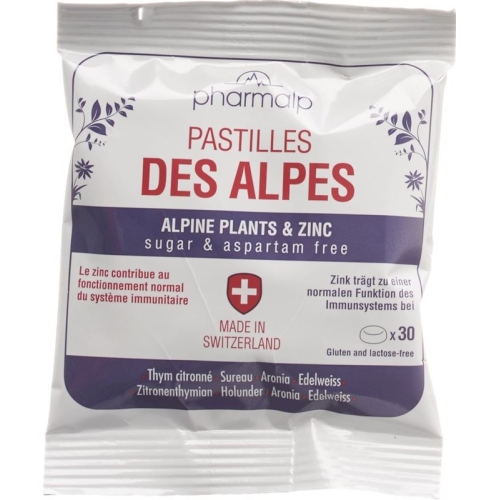 Pharmalp Pastilles Des Alpes Nachfüllbeutel 30 Stück buy online