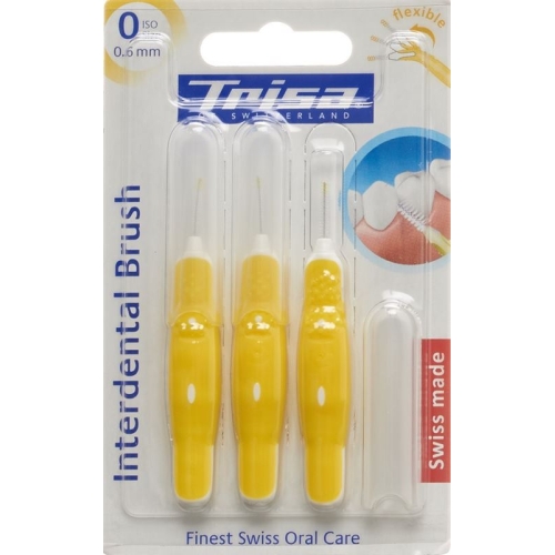 Trisa Interdental Brush Flexible 0.6mm Iso 0 3 Stück buy online