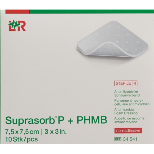 Suprasorb P+phmb Schaumverband 7.5x7.5cm 10 Stück buy online