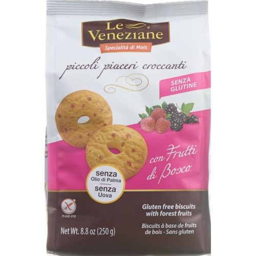 Le Veneziane Biscuits Beerenfruecht Glutenfrei 250 buy online