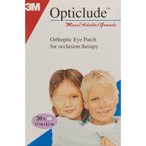 3M Opticlude Maxi Augenpflaster 5.7x8cm 20 Stück buy online