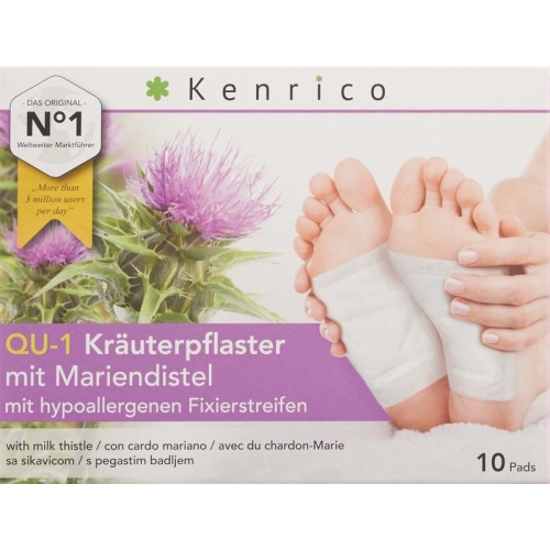 Kenrico Kräuterpflaster Mariendistel 10 Stück buy online