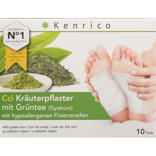 Kenrico Kräuterpflaster Grüntee 10 Stück buy online