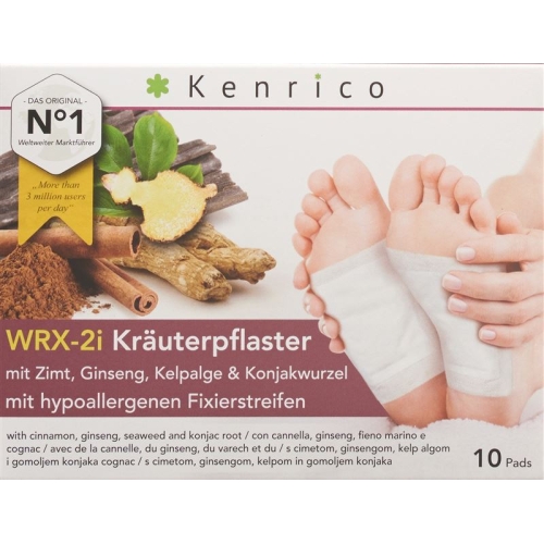 Kenrico Kräuterpflaster Zimt Gins Kelp Konj 10 Stück buy online