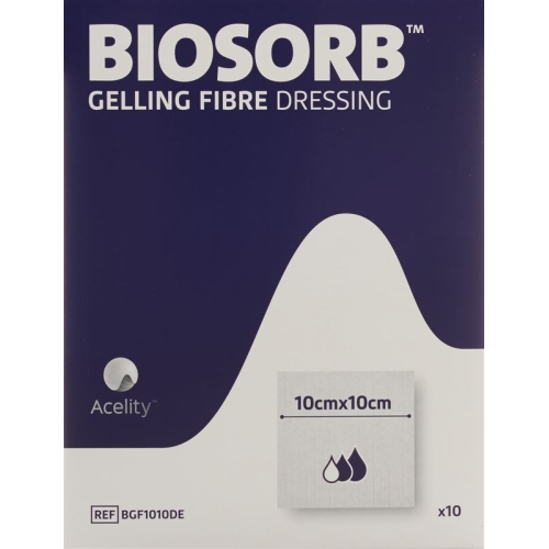 Biosorb Gelling Fibre Gelfa Wundauflagen 10x10cm 10 Stück buy online