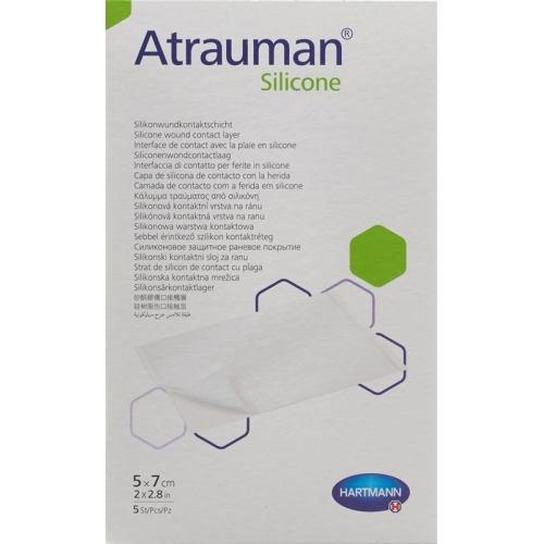 Atrauman Silicone 5x7cm Steril 5 Stück buy online