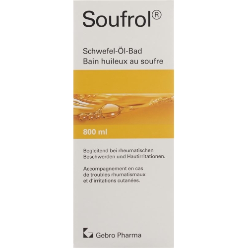 Soufrol sulphur-oil-bath bottle 800ml buy online