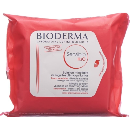 Bioderma Sensibio Lingettes H20 Ps 25 Stück buy online