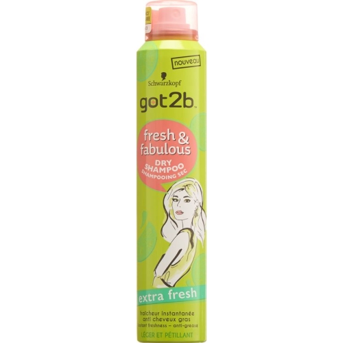 Got2b Fresh&fabulous Dry Shampoo Regular 200ml buy online