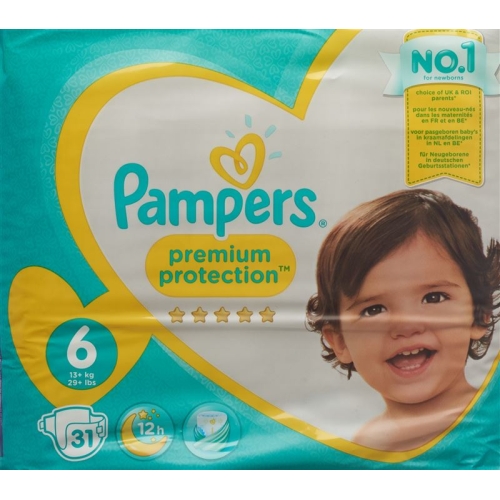 Pampers Premium Prot Grösse 6 15+kg Sparpack 31 Stück buy online