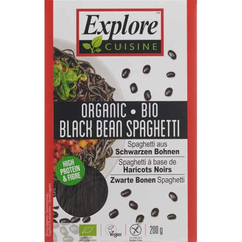 Explore Cuisine Spaghetti Schwarz Bohnen Bio 200g buy online