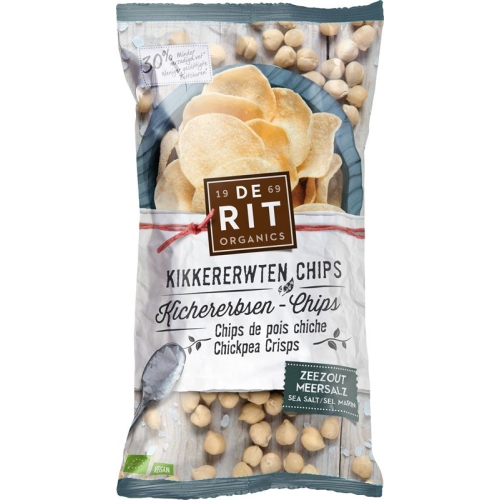 De Rit Kichererbsen-Chips Meersalz Bio 75g buy online