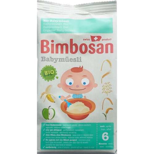 Bimbosan Bio-babymüesli ohne Zucker 6m 500g buy online