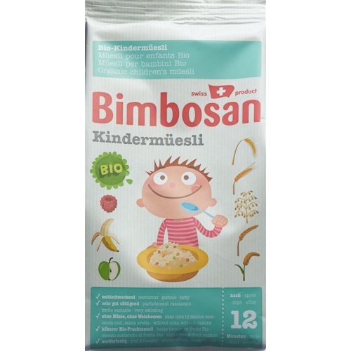 Bimbosan Bio-Kindermüesli ohne Zucker 500g buy online